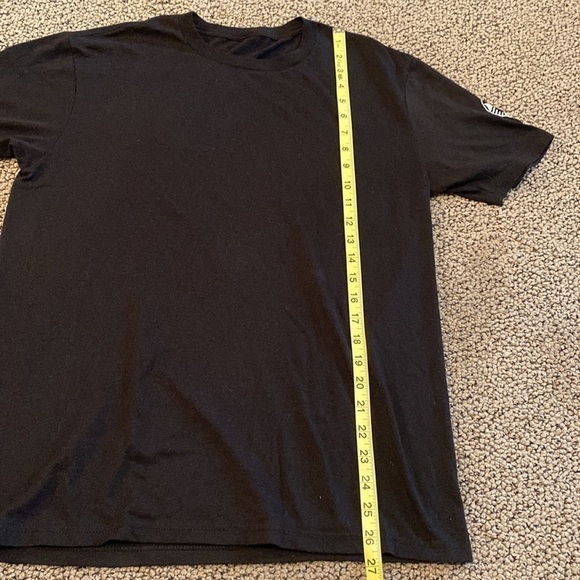 Official Starbucks Employee Shirt Black w/ Logo on Sleeve Size Medium/Large- EUC - Picture 4 of 4